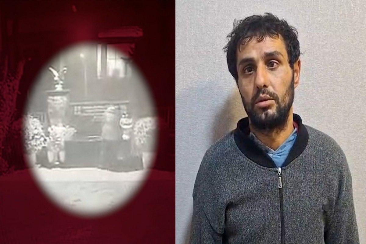 Bakıda şəhid bulağından oğurluq edildi &ndash; ANBAAN VİDEO