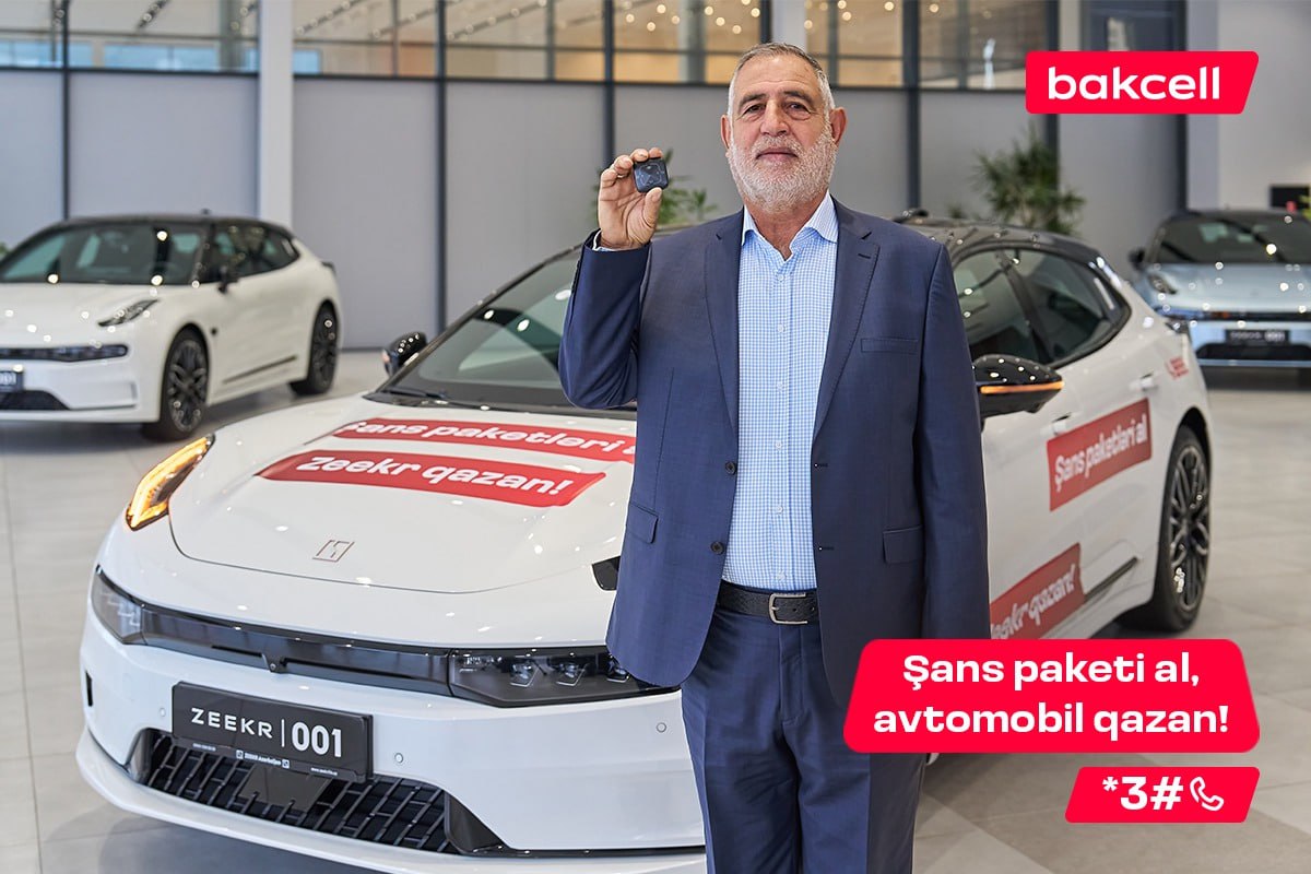Bakcell lotereyasında 12-ci avtomobil uduldu!