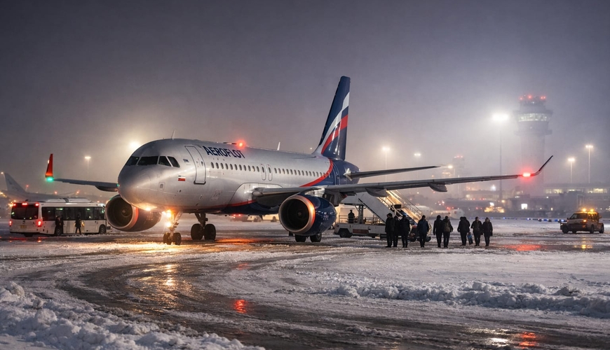 Bakdan Moskvaya uçan təyyarədə HƏYƏCANLI ANLAR yaşandı