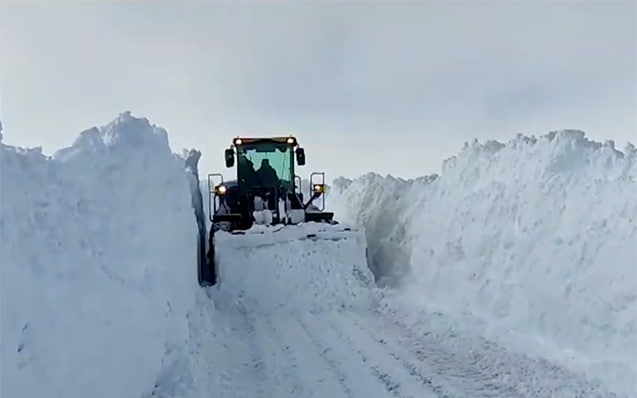 Kəlbəcərdə qarın hündürlüyü 35 santimetri keçdi