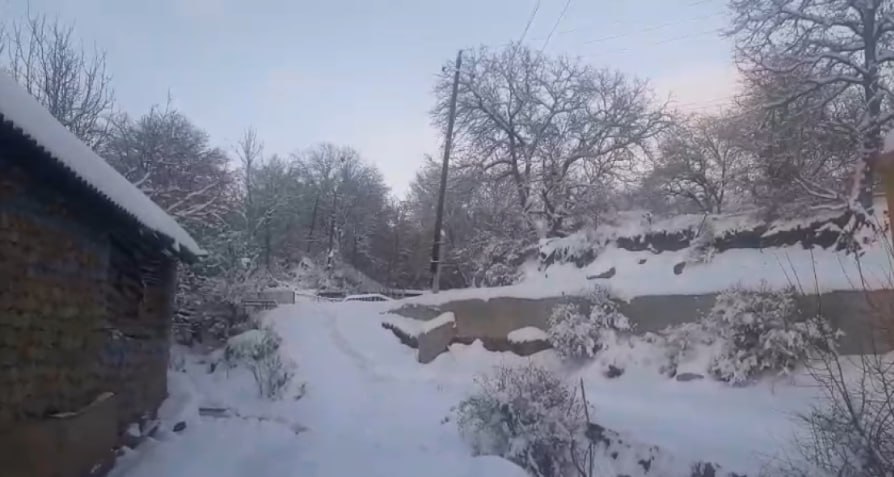 Naxçıvana 35 santimetr qar yağıb