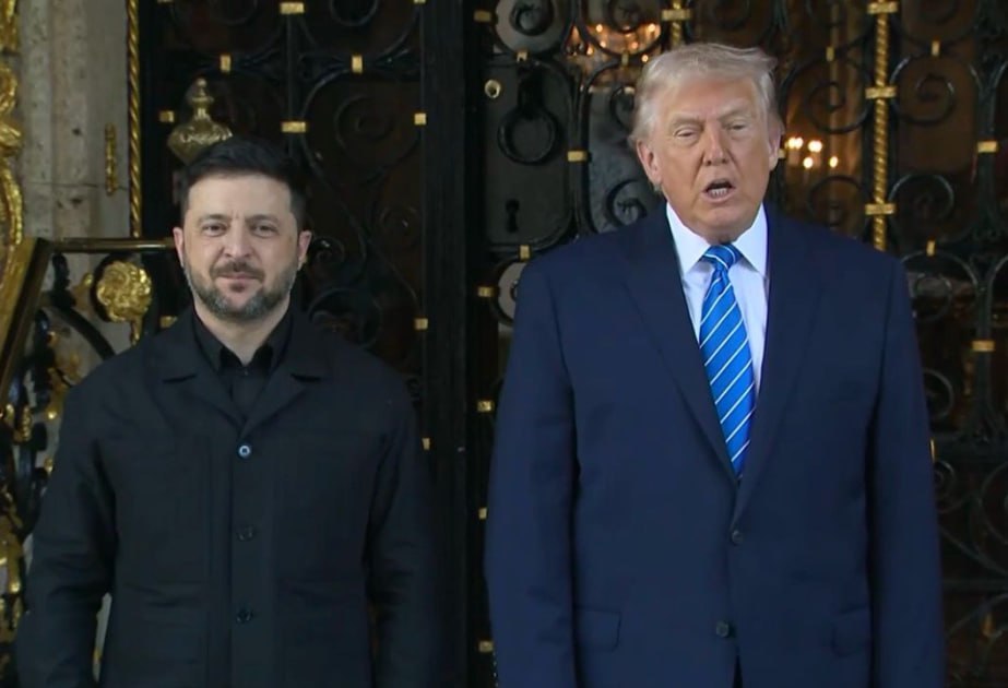 Floridada Trampla Zelenski arasında görüş başladı