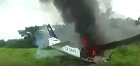 Venesuelada narkotik daşıyan təyyarə vuruldu