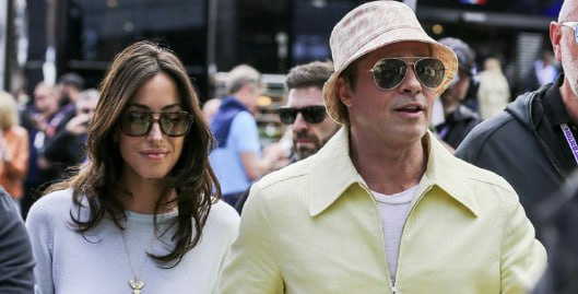 Bred Pitt özündən 29 yaş kiçik sevgilisi ilə - FOTO/VİDEO