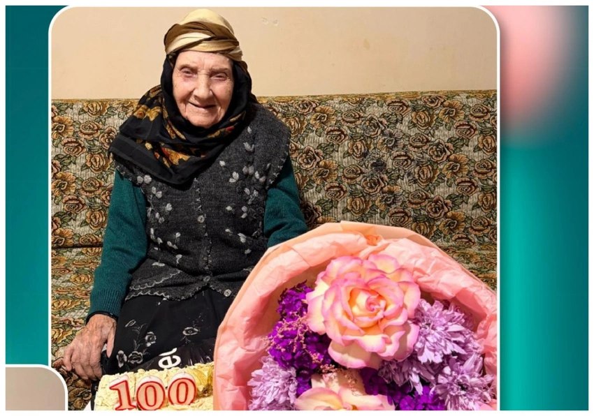 Gilə Novruzovanın 100 yaşı oldu - FOTO