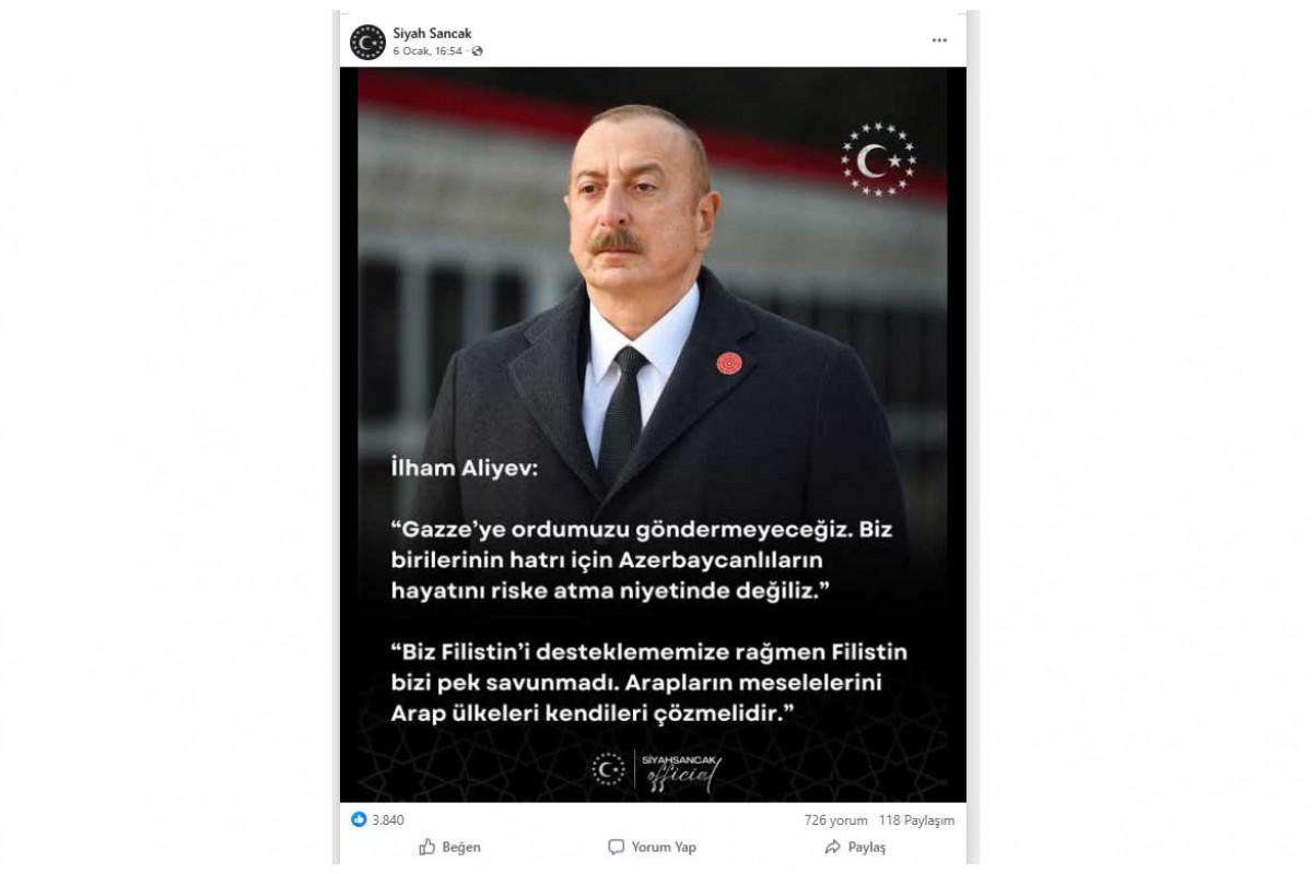 Türkiyə cəmiyyəti Prezident İlham Əliyevin Qəzza ilə bağlı mövqeyini təqdir edir Türkiyə cəmiyyəti Prezident İlham Əliyevin Qəzza ilə bağlı mövqeyini təqdir edir