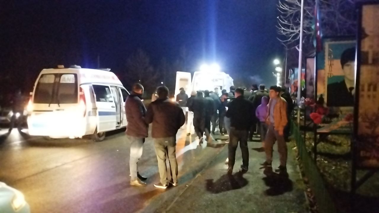 Ağdamda piyadanı maşın VURDU - FOTO