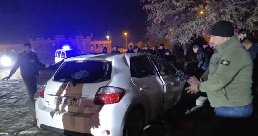 Naxçıvanda avtomobil aşdı - Sürücü xəsarət aldı - FOTO