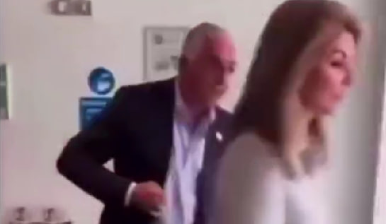 Rza Pəhləvinin arvadı ilə görüntüləri gülüş hədəfinə çevrildi &ndash; VİDEO