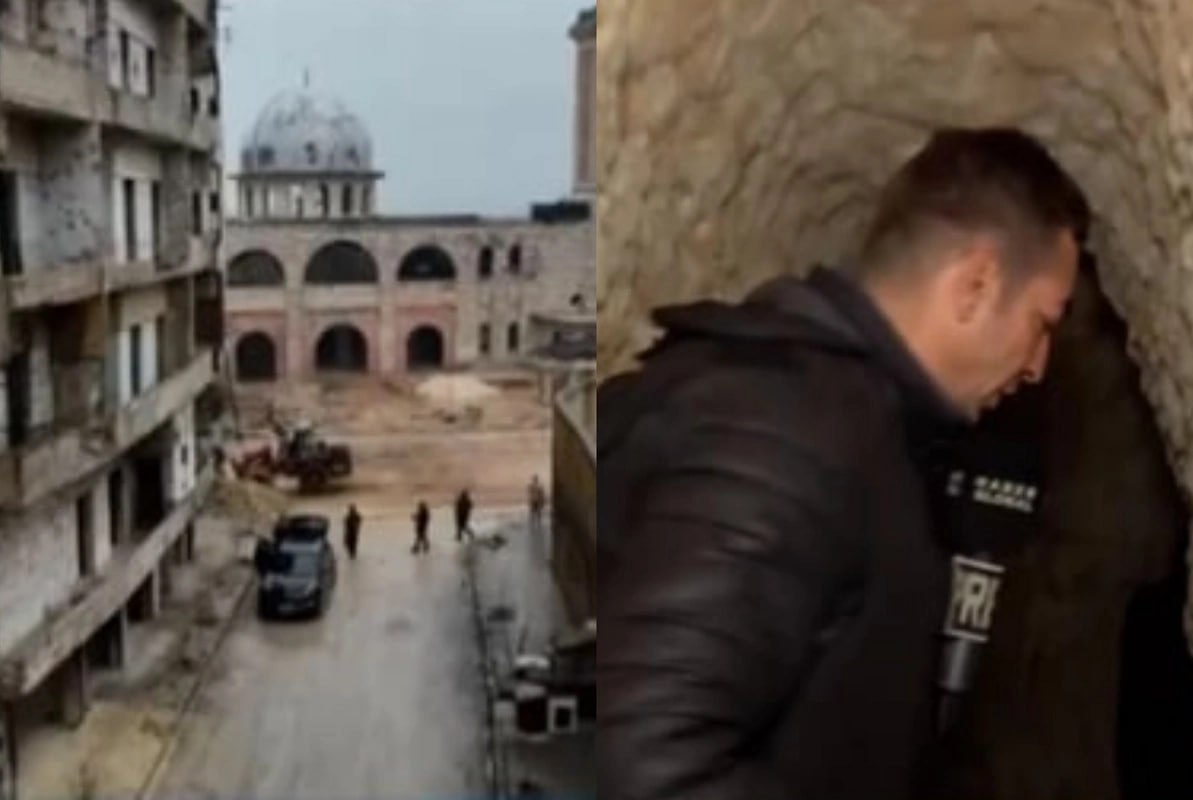 Hələbdə terrorçuların gizli tunellərinin görüntüləri yayıldı - VİDEO Hələbdə terrorçuların gizli tunellərinin görüntüləri yayıldı - VİDEO