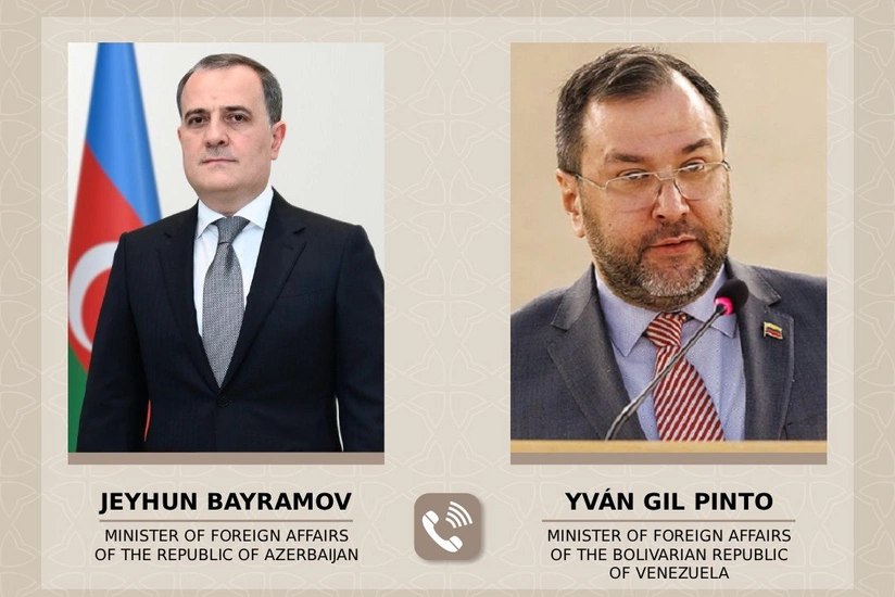 Ceyhun Bayramov və Venesuelanın XİN başçısı arasında telefon danışığı olub Ceyhun Bayramov və Venesuelanın XİN başçısı arasında telefon danışığı olub