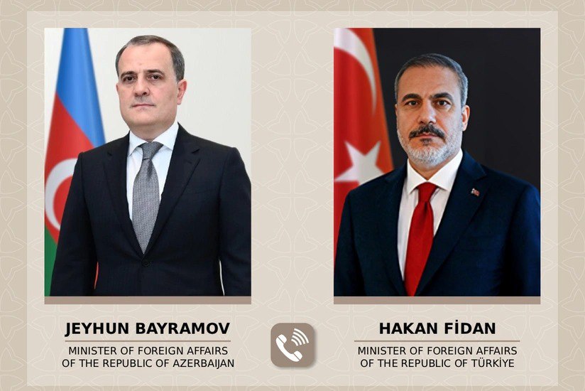 Ceyhun Bayramov Hakan Fidanla regiondakı təhlükəsizliyi MÜZAKİRƏ ETDİ
