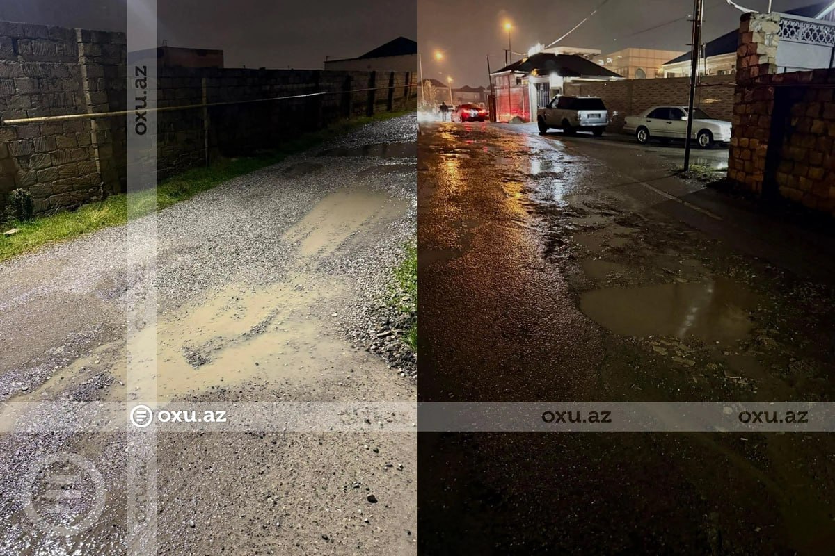 Sumqayıtda "Yaşıl dərə" sakinlərinin yol probleminə RƏSMİ REAKSİYA - FOTO