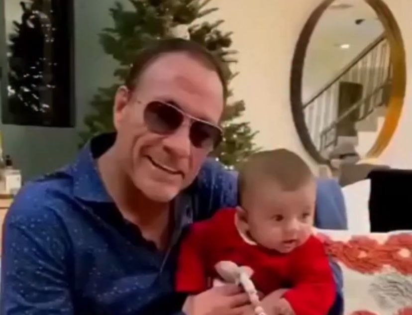 Van Damm azərbaycanlı nəvəsi ilə - VİDEO