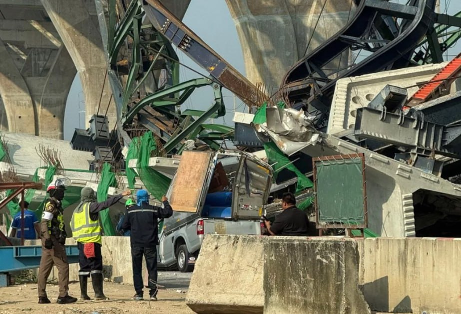 Tailandda daha bir kran qəzası: 2 ölü, 5 yaralı var