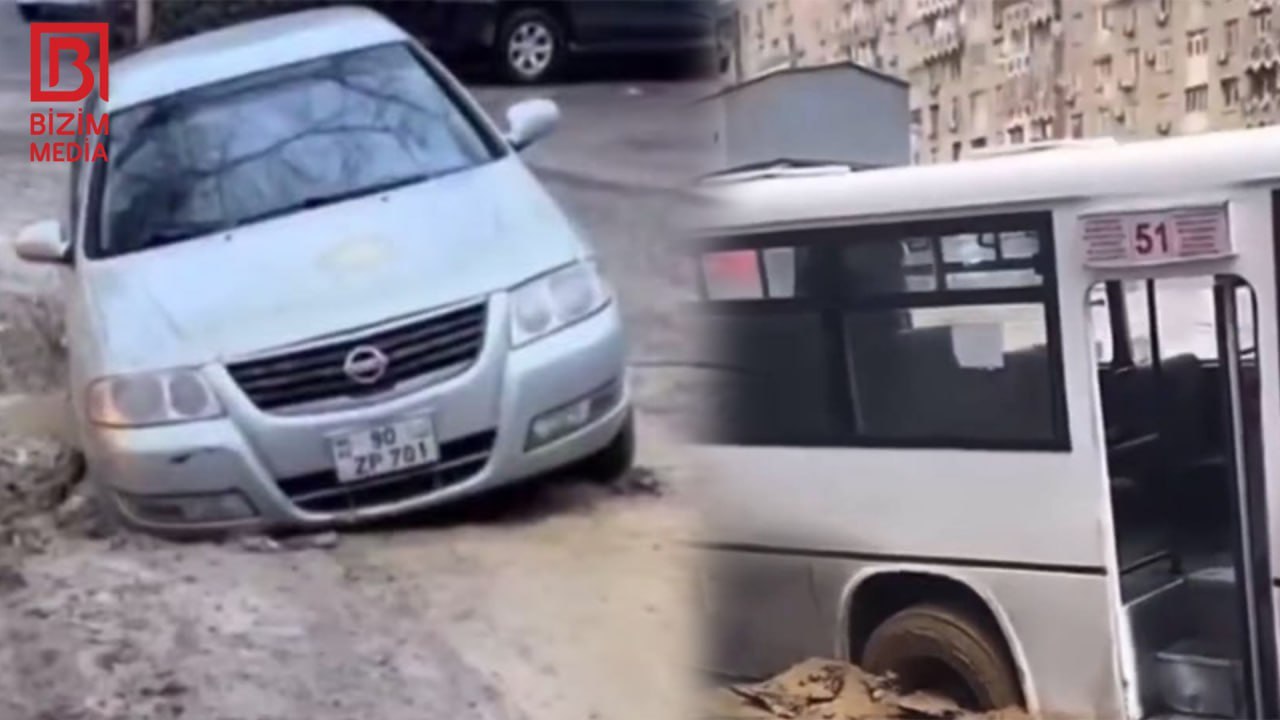 Bir gündə avtomobil və avtobus çuxura düşdü – Hər iki sürücüyə kompensasiya VERİLƏCƏK? Bir gündə avtomobil və avtobus çuxura düşdü – Hər iki sürücüyə kompensasiya VERİLƏCƏK?