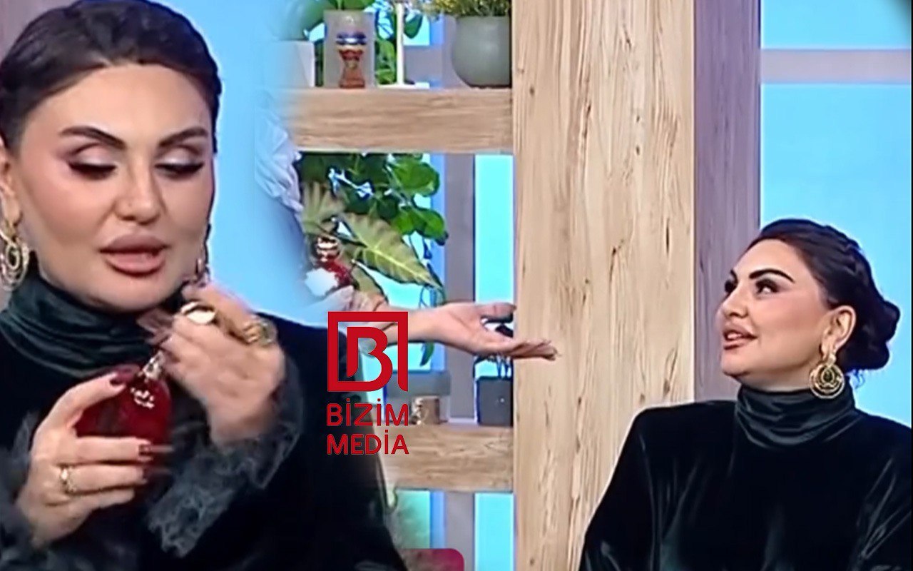 Şəbnəm efirdə Cığatel İsaqızına bahalı ətir BAĞIŞLADI - VİDEO
