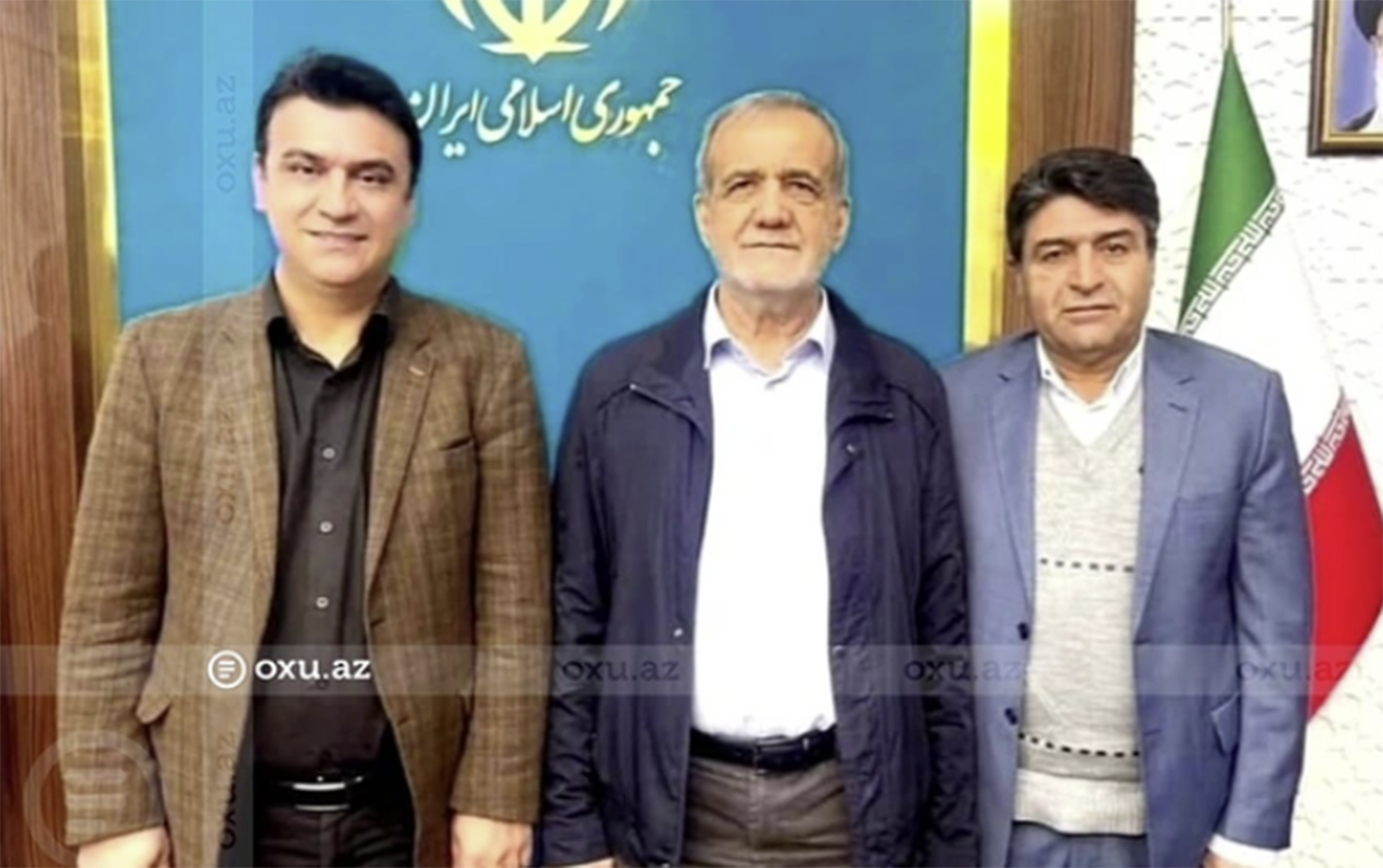 Azərbaycana qayıtmaq üçün Pezeşkianla olan bu FOTOLARI göstəribmiş