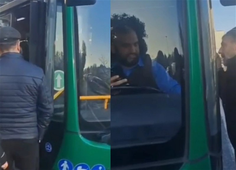&ldquo;BakuBus&rdquo; sürücüsü sərnişinlə mübahisə edib avtobusu idarə etməkdən imtina etdi &ndash; VİDEO