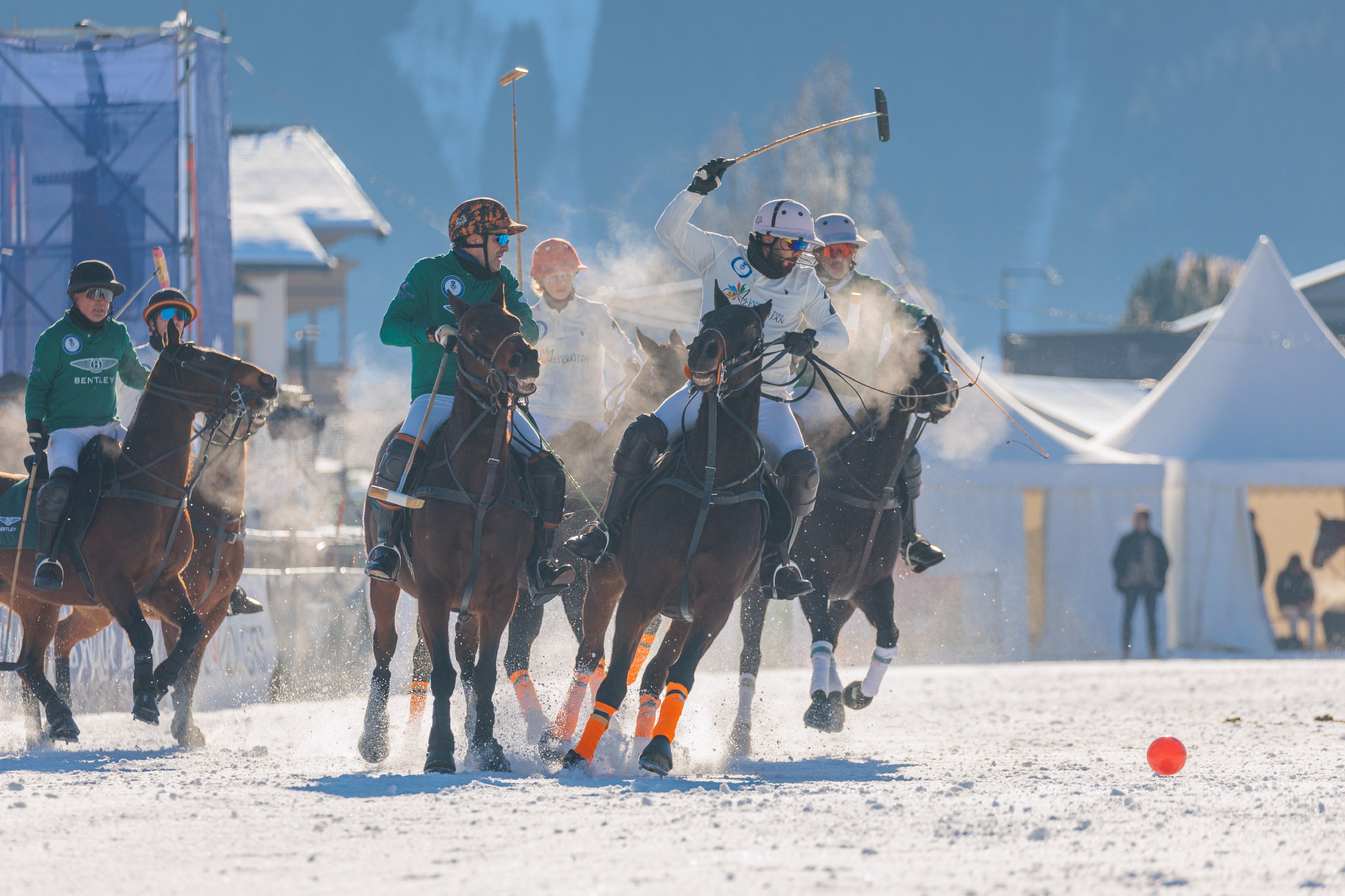 Avstriyanın Kitzbühel şəhərində qarüstü polo üzrə növbəti Dünya Kubokuna start verildi - FOTO