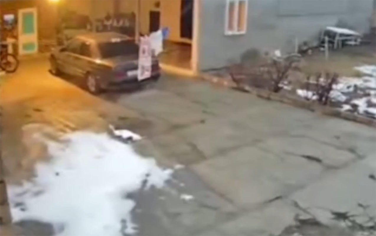 Ağsuda baş verən zəlzələnin görüntüləri - ANBAAN VİDEO