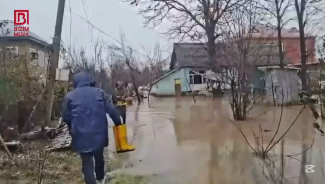 Masallıda yaşayış məntəqələrini su basdı &ndash; VİDEO