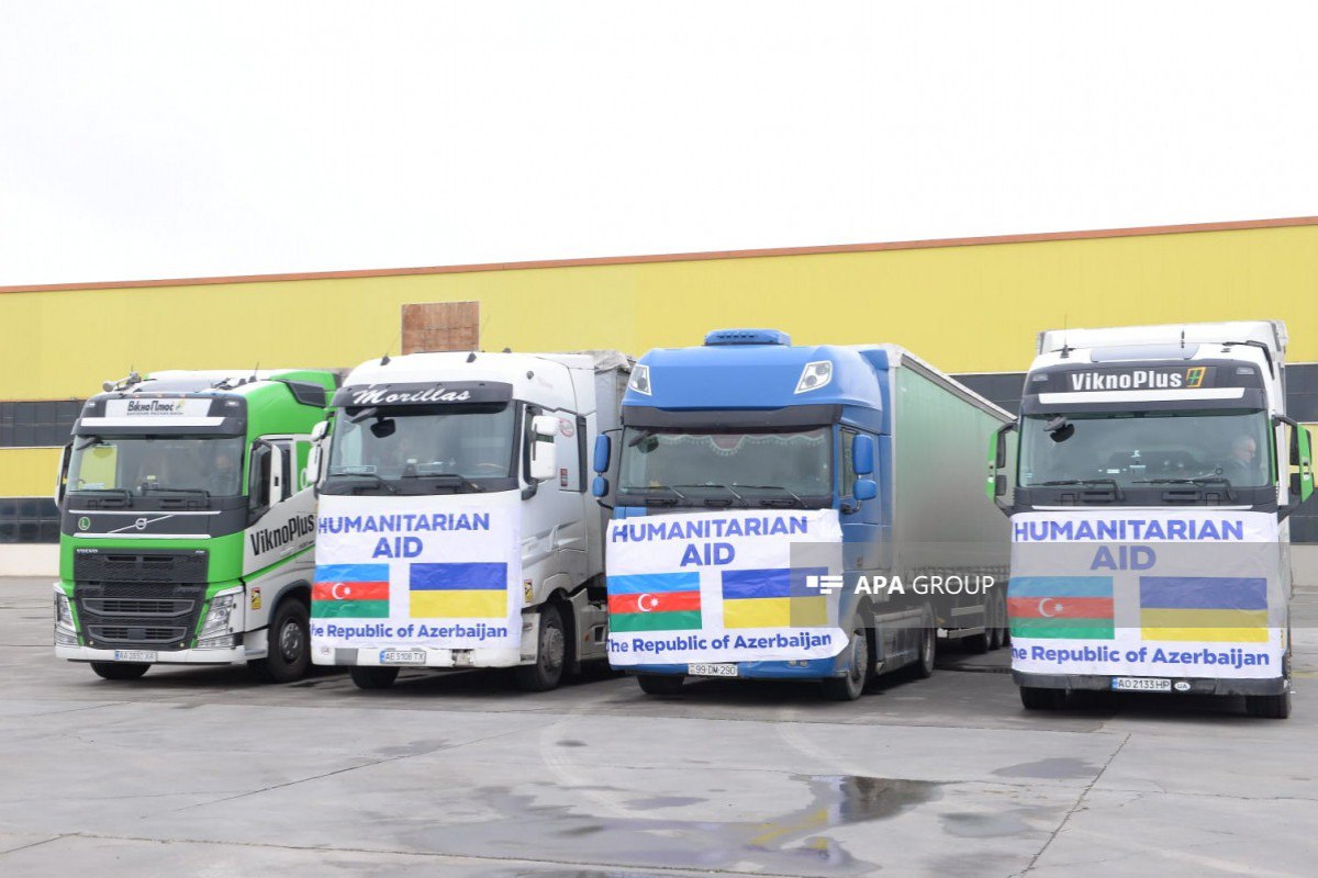 Azərbaycan Ukraynaya 1 milyonluq yardım göndərdi &ndash; FOTO/VİDEO