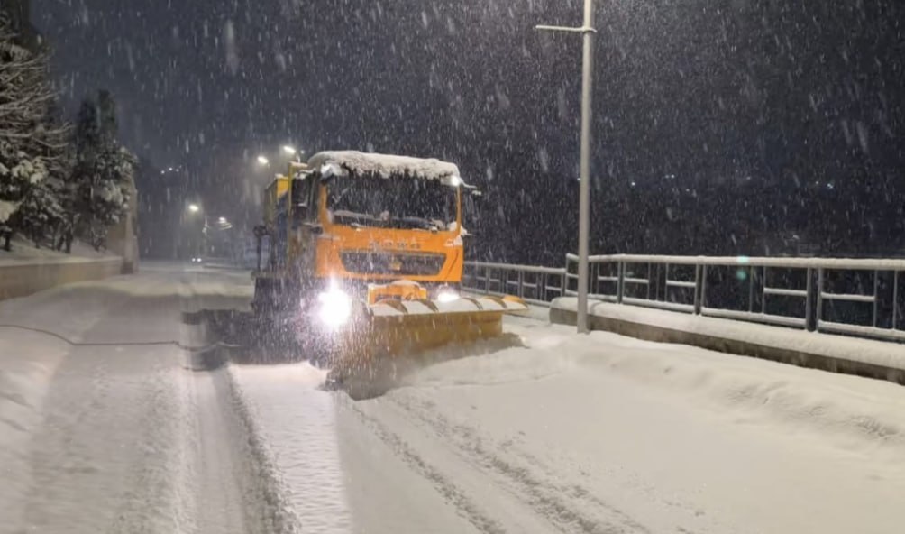 Şuşa şəhərinin küçələri qardan belə təmizlənir &ndash; FOTO