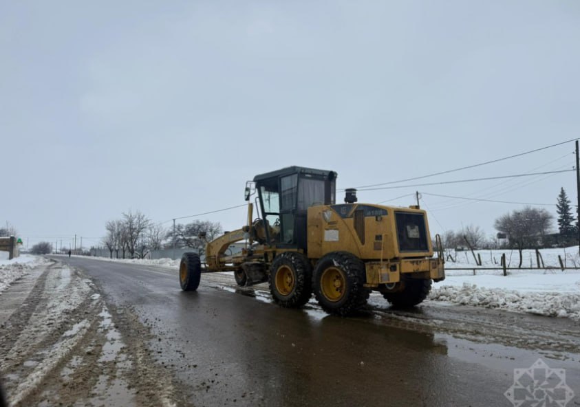 Cəlilabad&ndash;Yardımlı avtomobil yolu qardan təmizləndi &ndash; FOTO