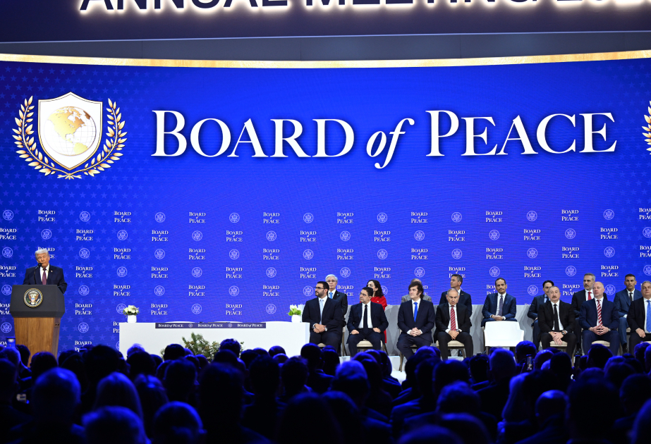 Prezident Davosda &ldquo;Sülh Şurasının Nizamnaməsi&rdquo; sənədinin İMZALANMA MƏRASİMİNDƏ - VİDEO