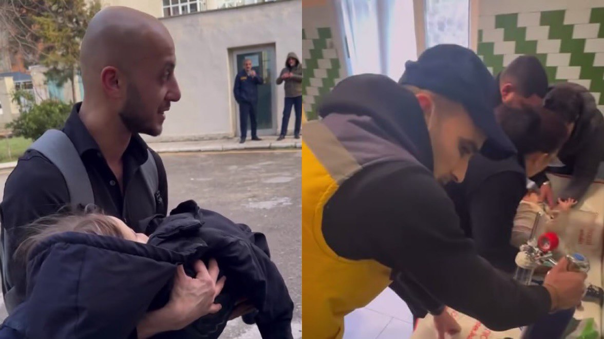 Bakıda üç yaşlı uşağın həyatı belə xilas edildi – ANBAAN VİDEO Bakıda üç yaşlı uşağın həyatı belə xilas edildi – ANBAAN VİDEO