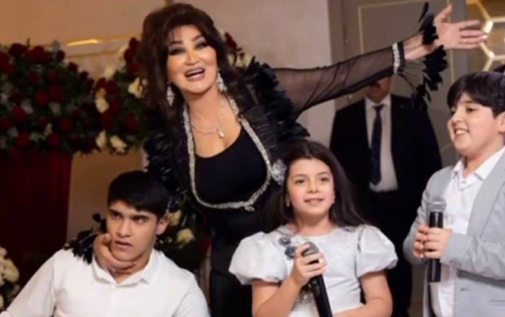 Nazpəri mərhum oğlunun övladını belə təbrik etdi - VİDEO