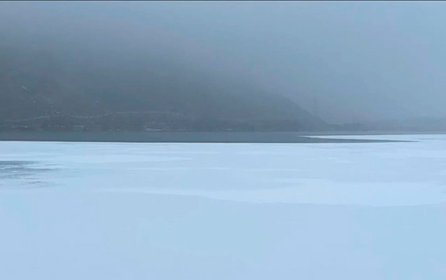 Arpaçay su anbarının səthi dondu – FOTO Arpaçay su anbarının səthi dondu – FOTO