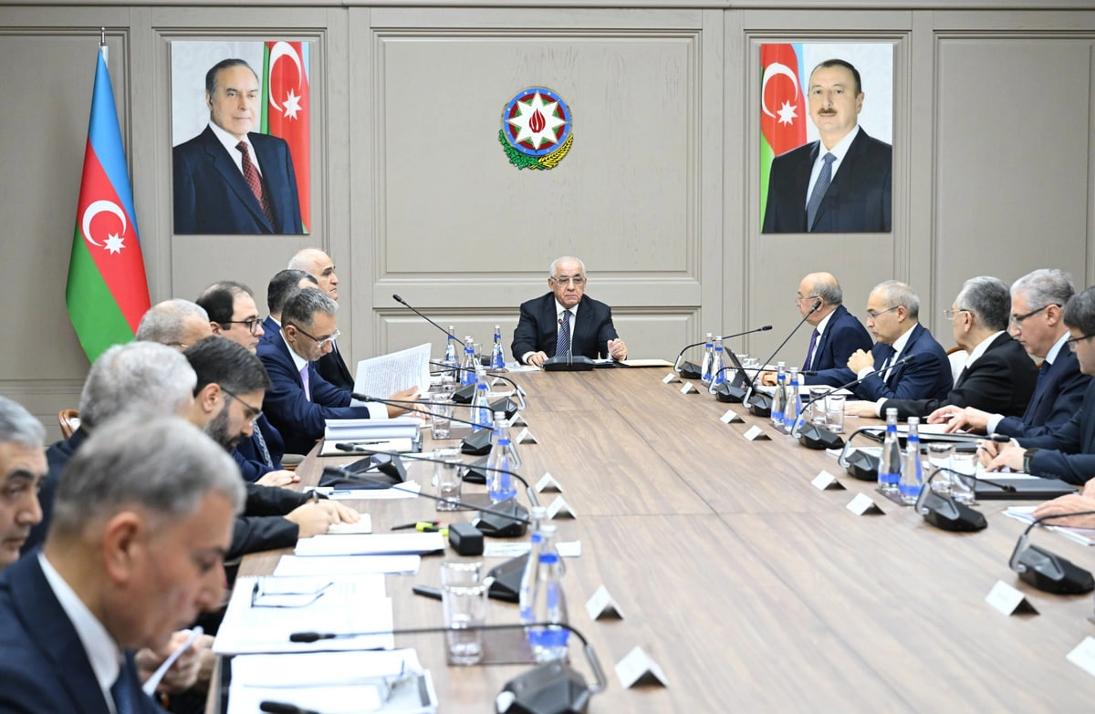 Nazirlər Kabinetində Xəzərin və Bakı buxtasının ekoloji vəziyyətinə dair iclas KEÇİRİLDİ - FOTO