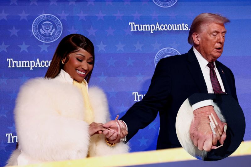 Tramp Niki Minaj kimi dırnaqlarını uzadacaq? - VİDEO