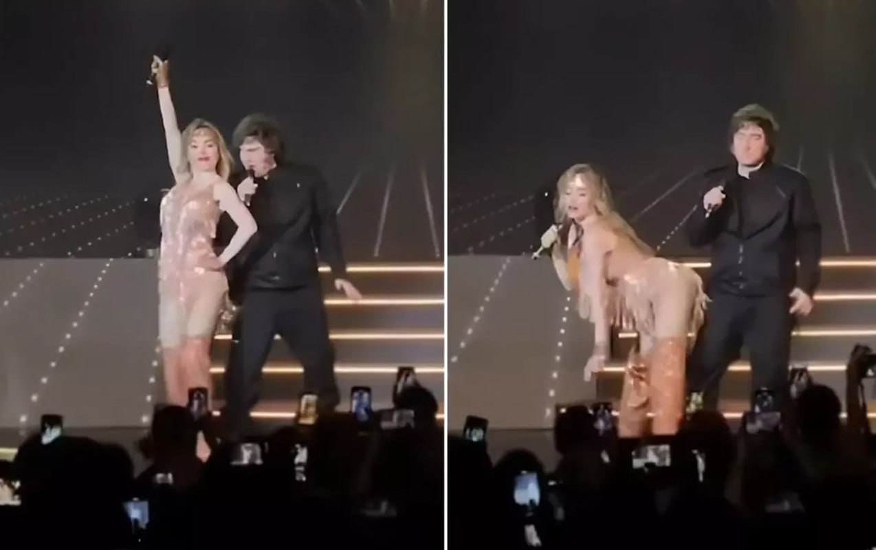 Argentina Prezidentinin bu görüntüləri müzakirələrə səbəb oldu - Video Argentina Prezidentinin bu görüntüləri müzakirələrə səbəb oldu - Video