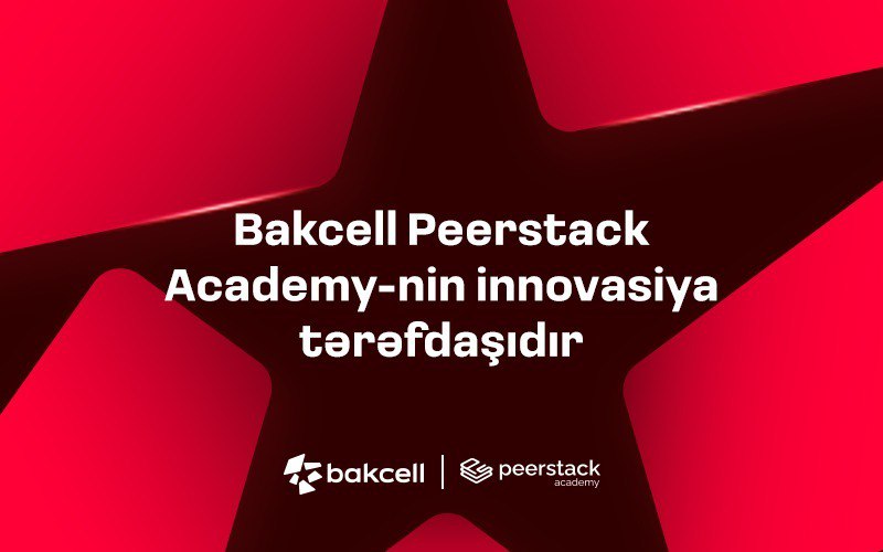 Bakcell Peerstack Academy-nin innovasiya tərəfdaşıdır Bakcell Peerstack Academy-nin innovasiya tərəfdaşıdır