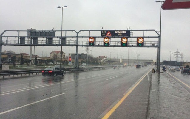 Aeroport yolunda sürət həddi ENDİRİLDİ