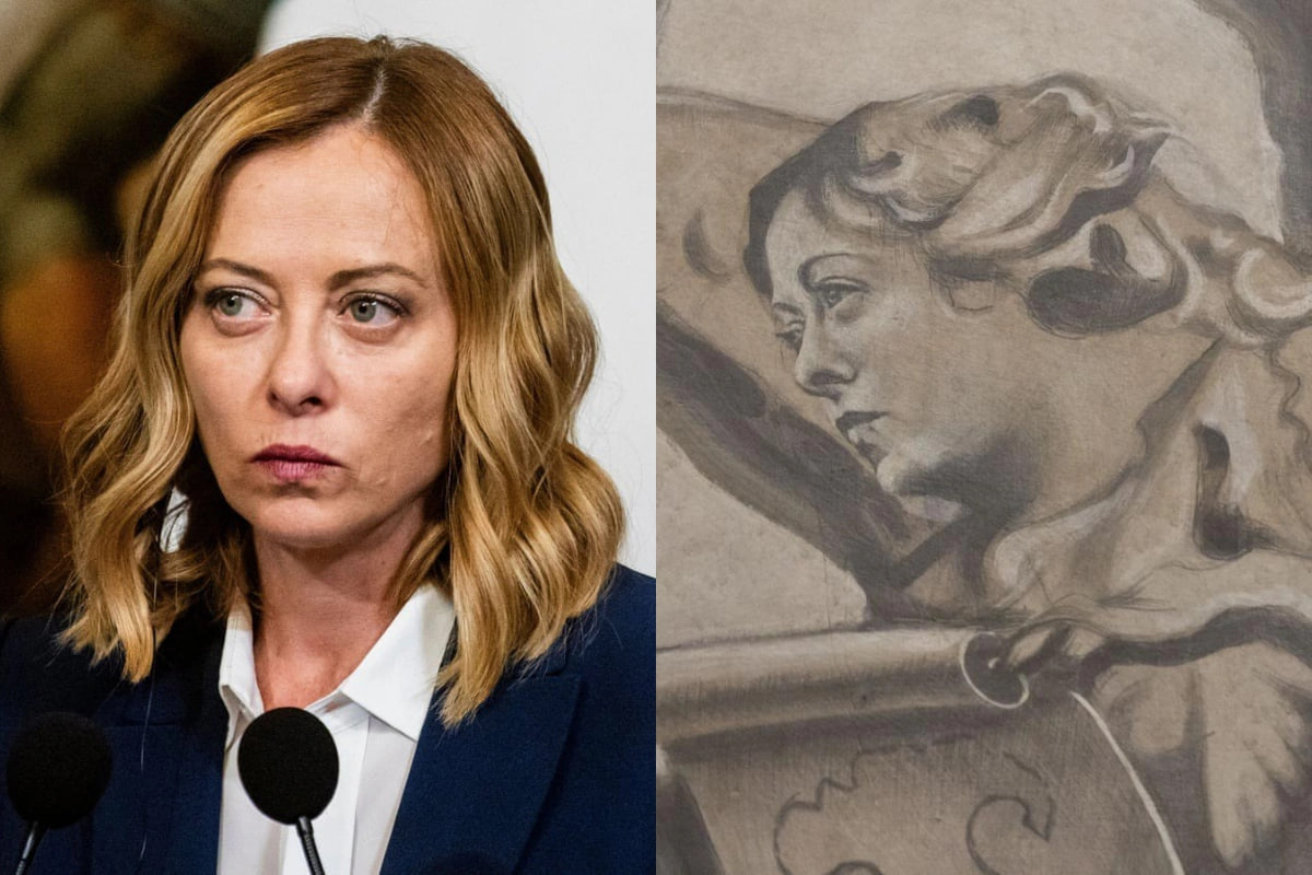 Roma bazilikasında mələklə Meloni arasında heyrətamiz oxşarlıq - FOTO