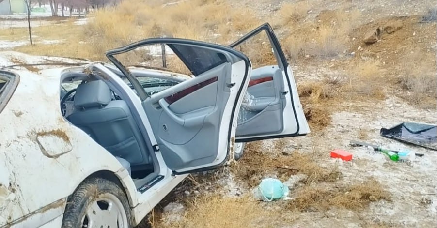 Kəngərlidə bir ailənin 4 üzvü qəzaya düşdü - FOTO