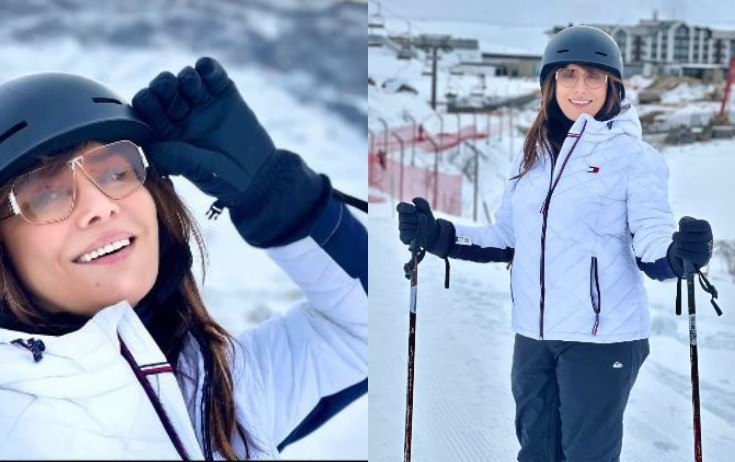 Nailə İslamzadənin qış tətili – VİDEO Nailə İslamzadənin qış tətili – VİDEO