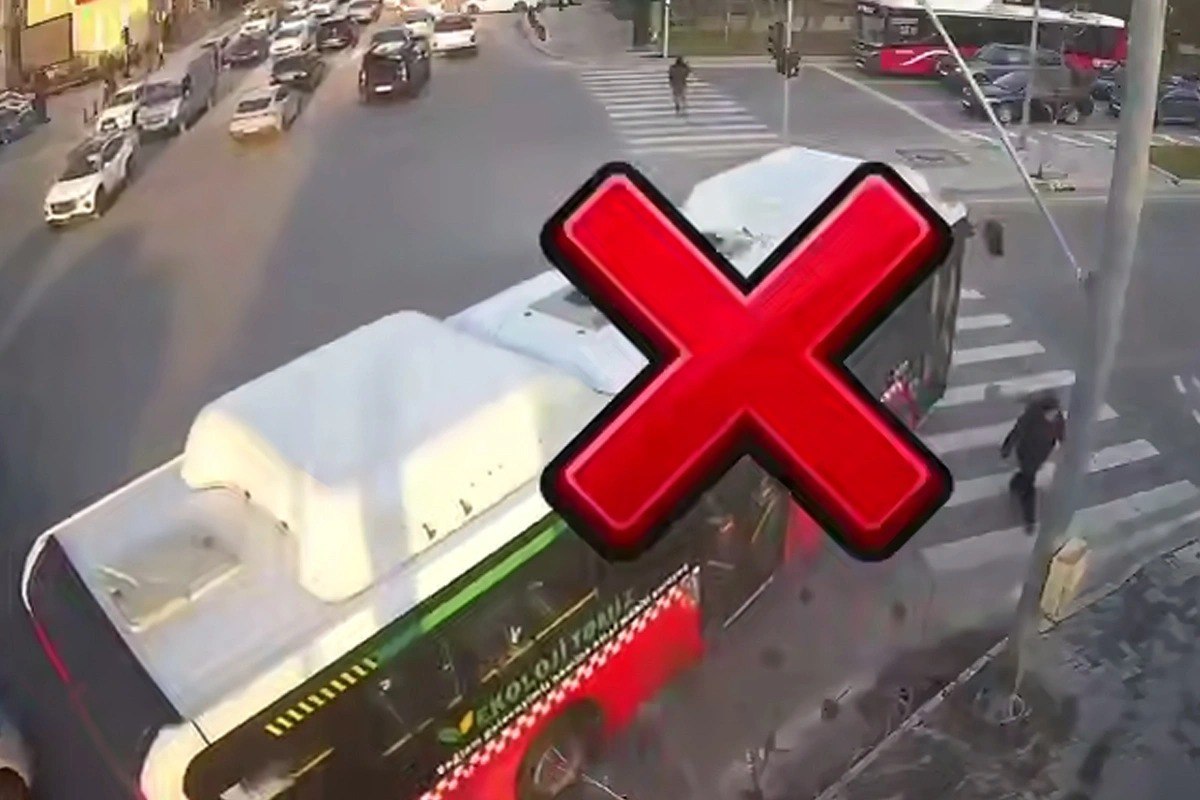 Piyada keçidlərində insanların həyatını heçə sayan sürücülər - ANBAAN VİDEO