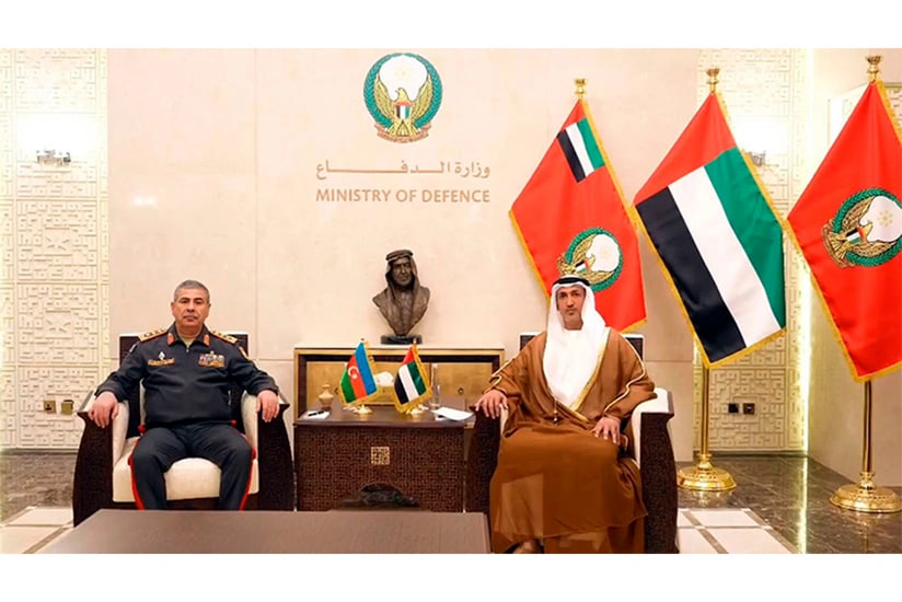 Azərbaycan-BƏƏ hərbi əməkdaşlığı müzakirə edildi - FOTO/VİDEO