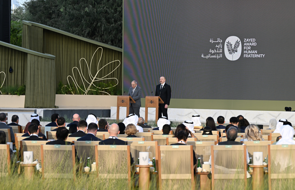 Azərbaycan Prezidenti: BƏƏ bir çox ölkələr üçün həqiqətən bir nümunədir