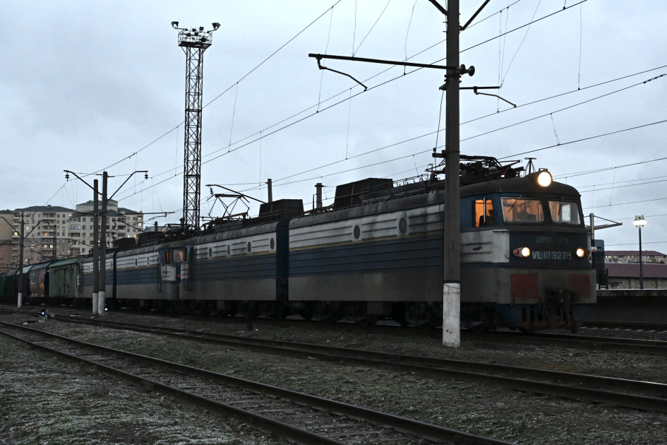 Növbəti taxıl yüklü qatar Azərbaycandan tranzit keçməklə Ermənistana yola düşür - FOTO/VİDEO