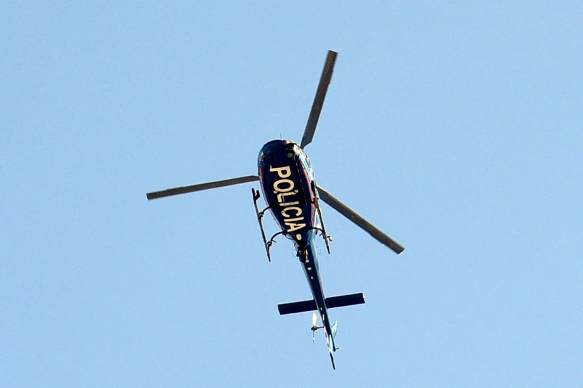 ABŞ-da polis helikopteri qəzaya uğradı - VİDEO