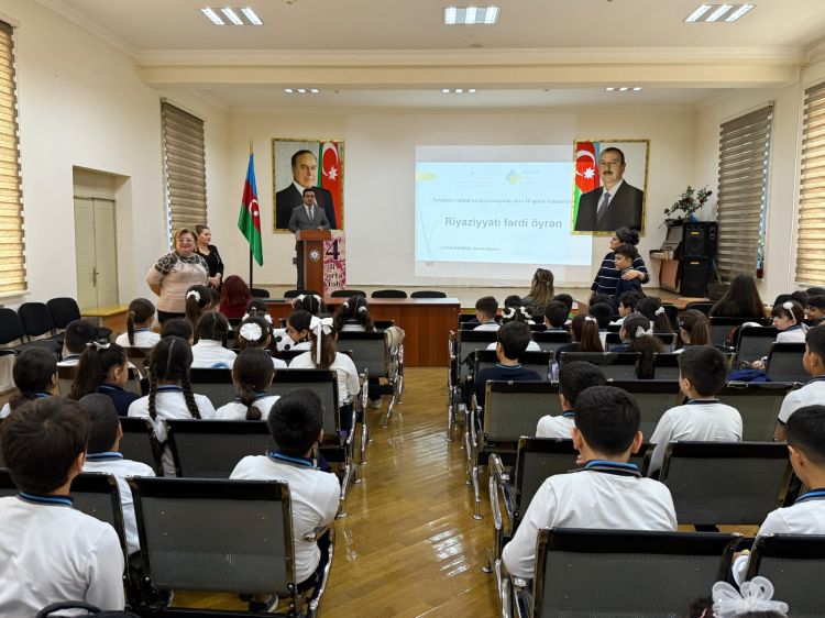 "Riyaziyyatı fərdi öyrən" qrant layihəsinin açılış tədbiri keçirilib "Riyaziyyatı fərdi öyrən" qrant layihəsinin açılış tədbiri keçirilib