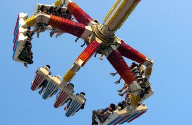 İnsanlarla dolu attraksion uçdu, ölən və yaralılar var - ANBAAN VİDEO