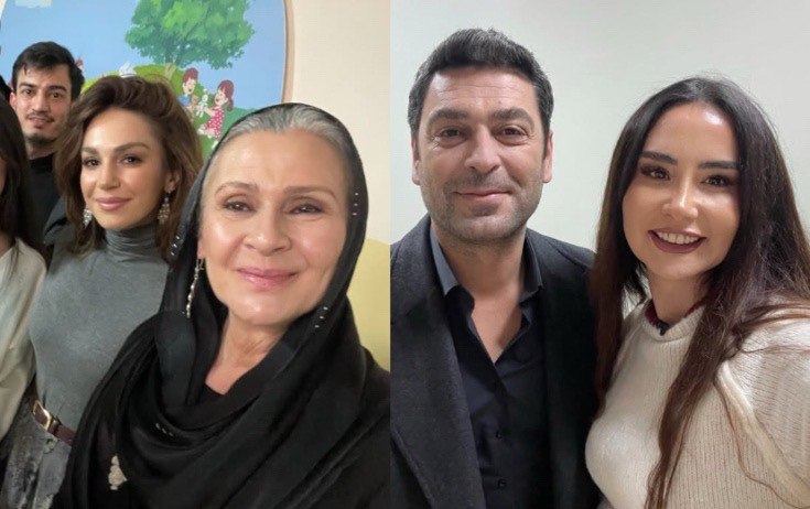 Leyla &ldquo;Uzak şehir&rdquo;in çəkiliş meydançasında - FOTO