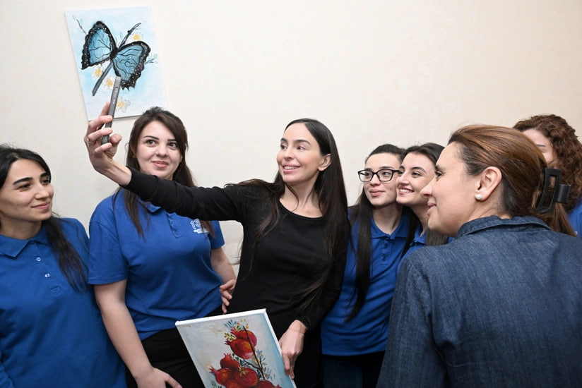 Leyla Əliyeva Gəncə səfərindən paylaşım etdi &ndash; VİDEO